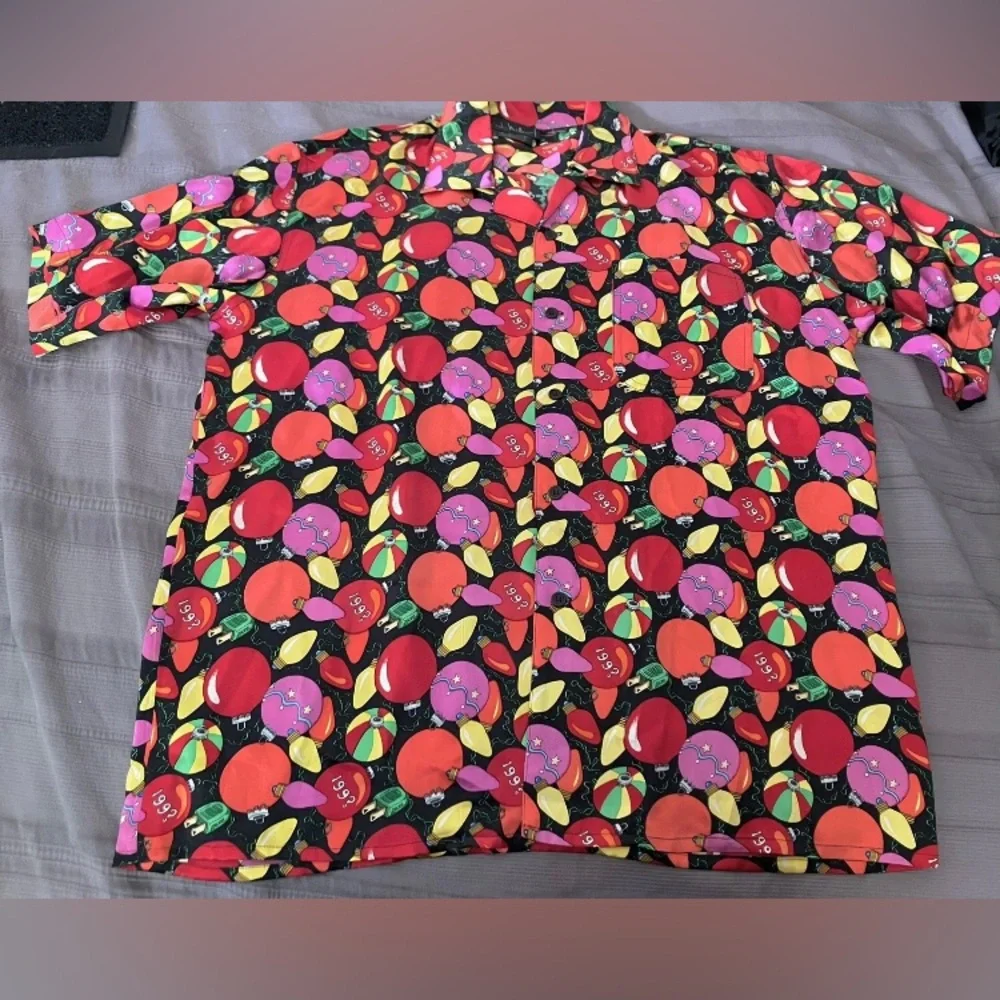 Vintage NICOLE MILLER Shirt 199? NYE Men’s Sz L XL 100% Silk USA-made 1991 NM